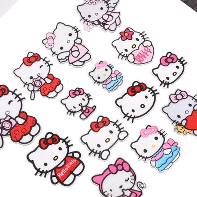 Hello Kitty Patch Clothes, Hello Kitty Iron Patches